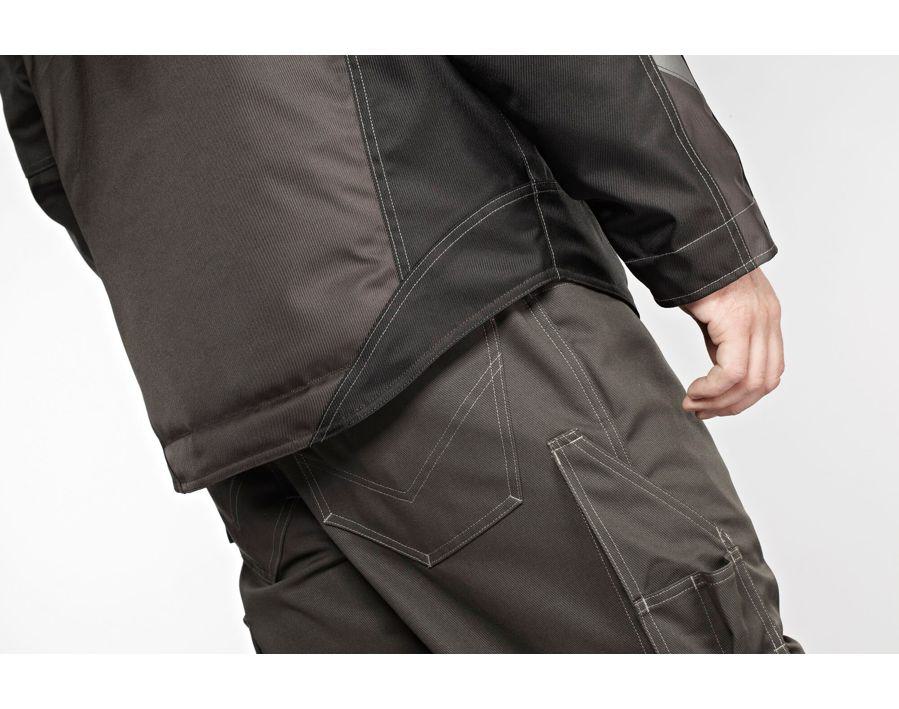 Winterjacke UNIQUE rot/schwarz