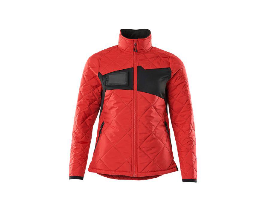Thermojacke ACCELERATE verkehrsrot/schwarz
