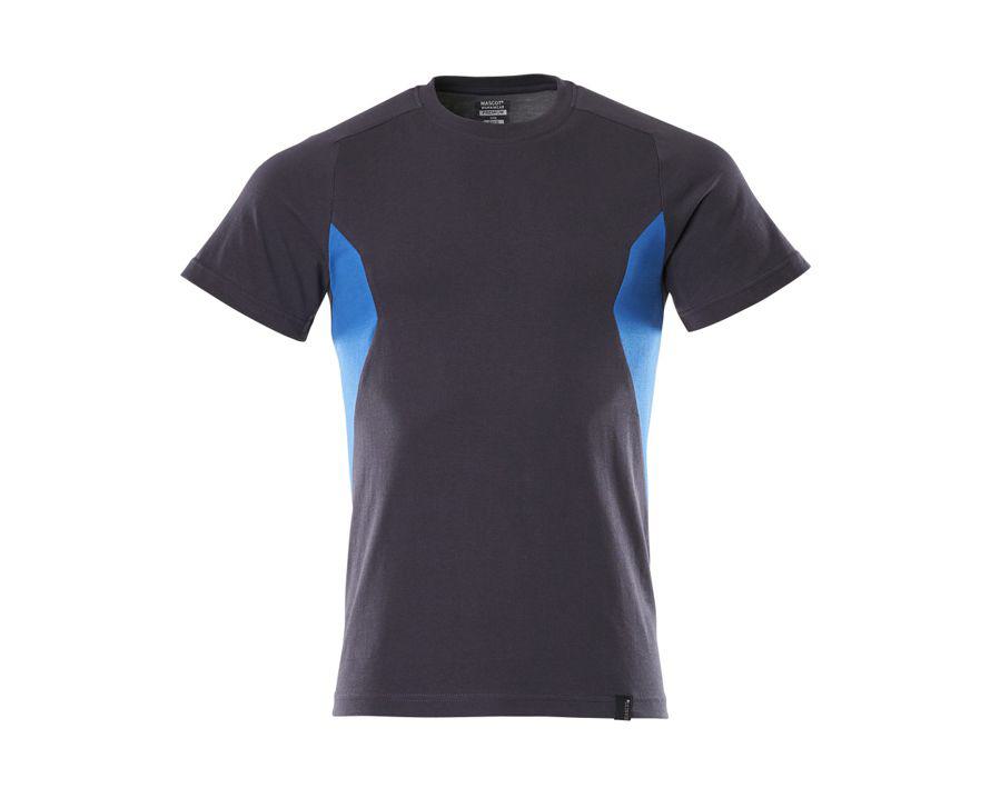 T-Shirt ACCELERATE schwarzblau/azurblau