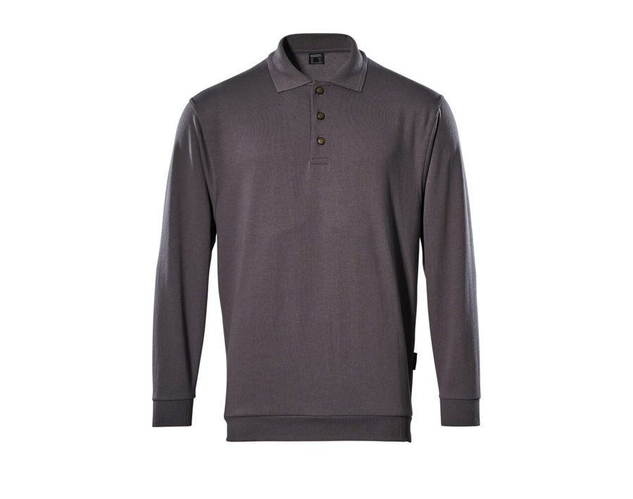 Polo-Sweatshirt CROSSOVER anthrazit