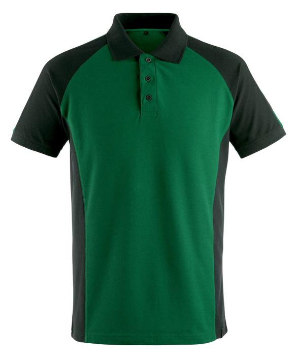 Polo-Shirt UNIQUE grün/schwarz