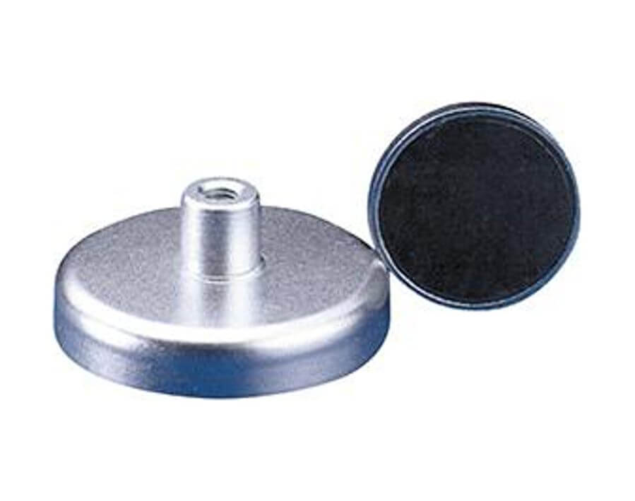 Magnet-Flachgreifer mit Gewindebuchse