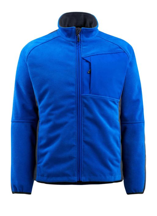 Fleecejacke UNIQUE kornblau/schwarzblau