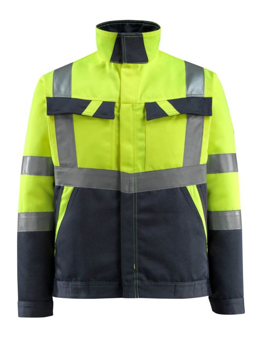 Jacke SAFE LIGHT hi-vis gelb/schwarzblau