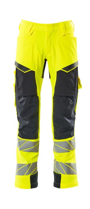 Hose mit Knietaschen ACCELERATE SAFE hi-vis gelb/schwarzblau