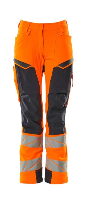 Hose mit Knietaschen ACCELERATE SAFE hi-vis orange/schwarzblau