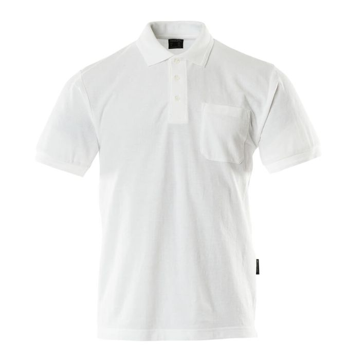 Polo-Shirt mit Brusttasche CROSSOVER weiss
