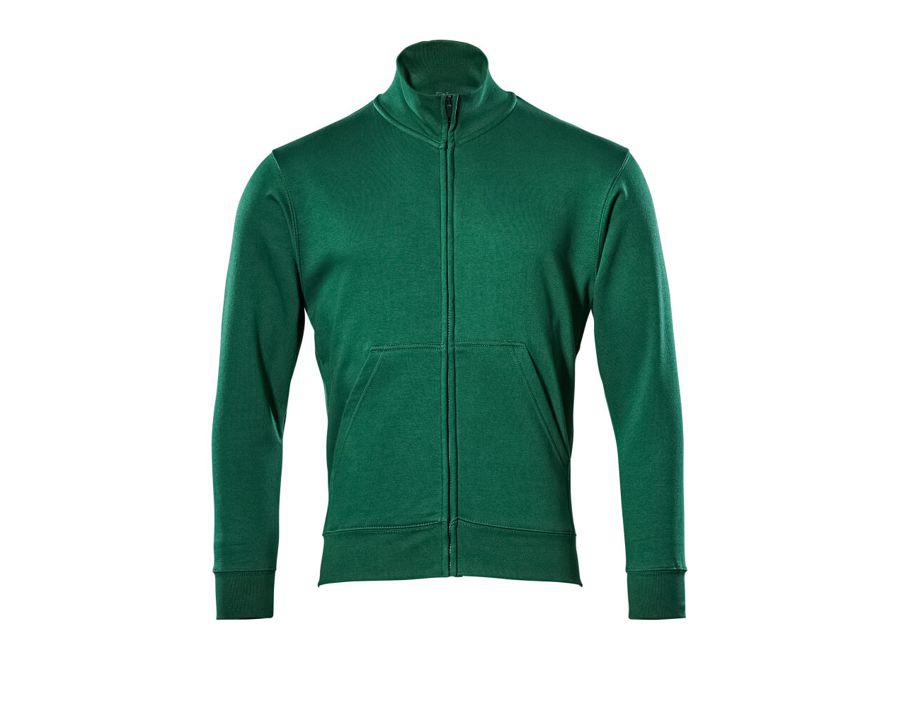 Sweatshirt mit Reißverschluss CROSSOVER grün