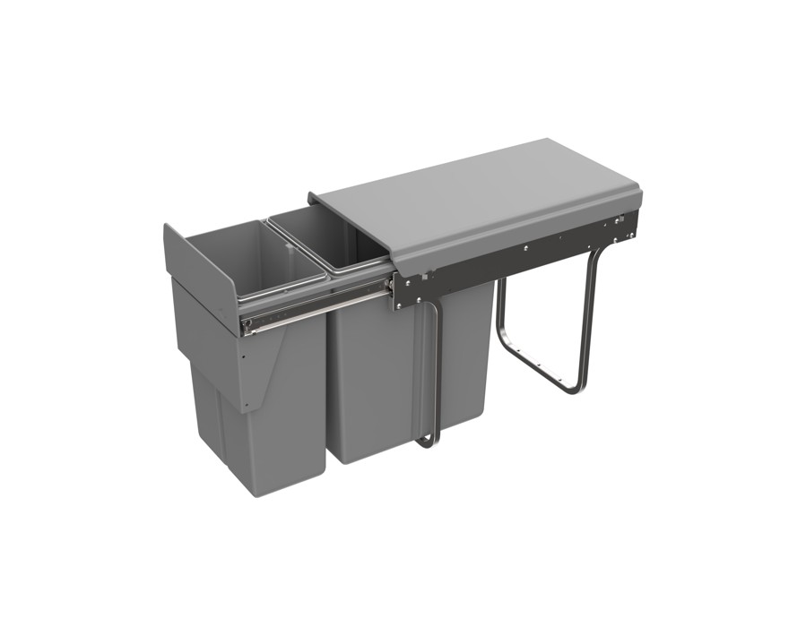 Bin.it Duo I grau 300 - 400 mm