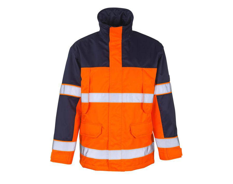 Parka SAFE IMAGE hi-vis orange/marine