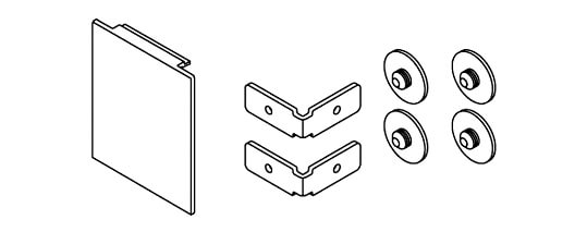 Blendenstück-Set zu Hawa Divido/Porta