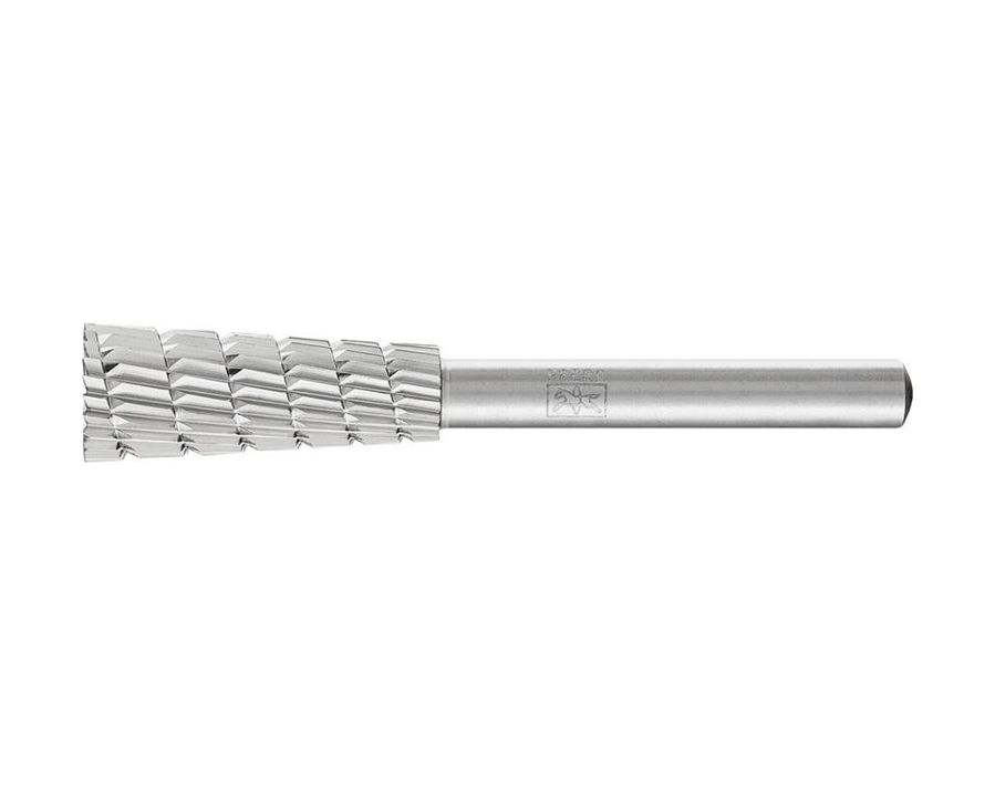 HSS-Frässtift (Rotorfräser) Schaft-Ø 6 mm, Winkelform HSS 63ST, mit Stirnverzahnung, Zahnung 3