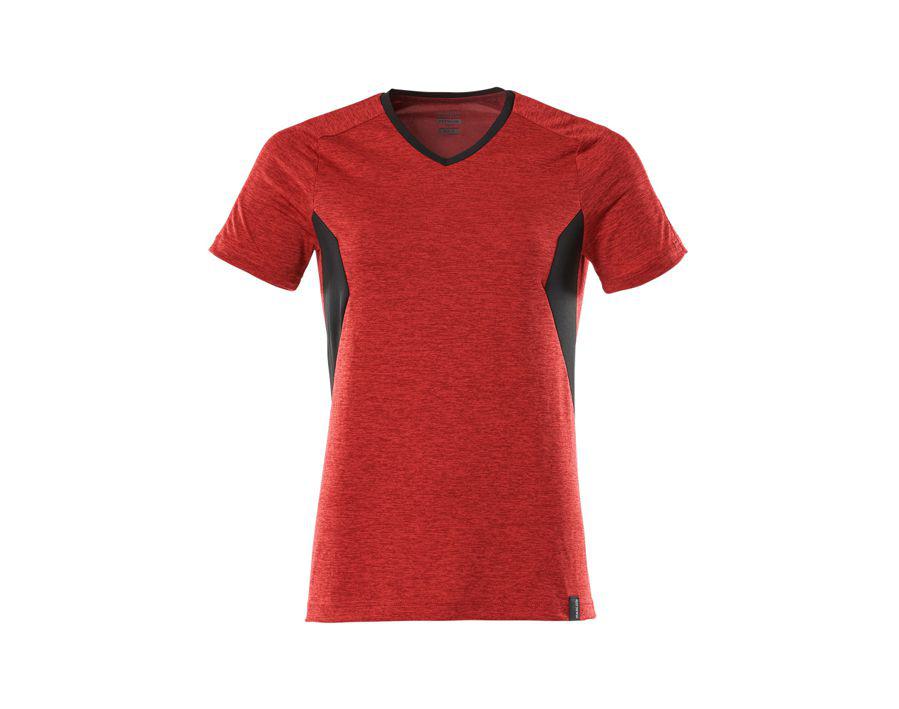 T-Shirt ACCELERATE verkehrsrot/schwarz