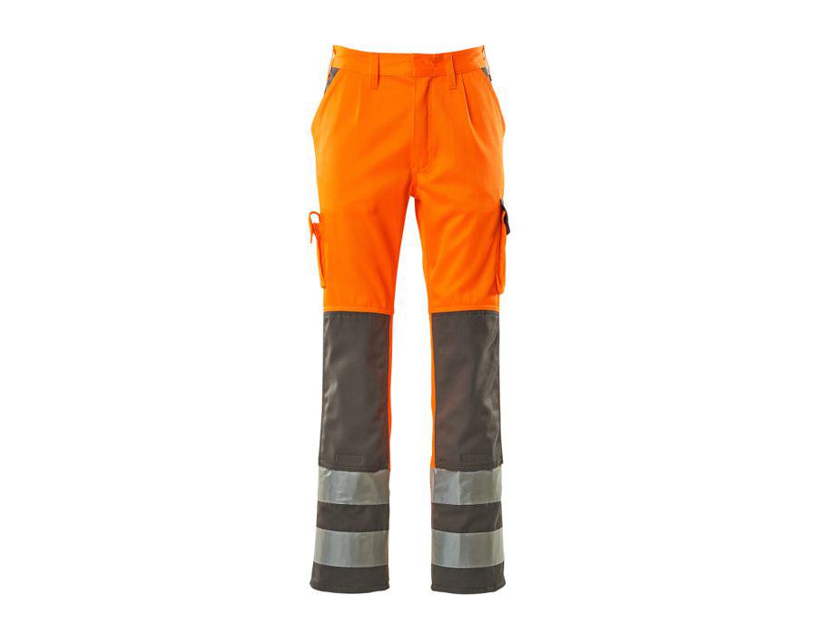 Hose mit Knietaschen SAFE COMPETE hi-vis orange/anthrazit