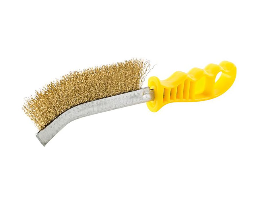 Universal-Handstielbürste, Messingdraht, gewellt