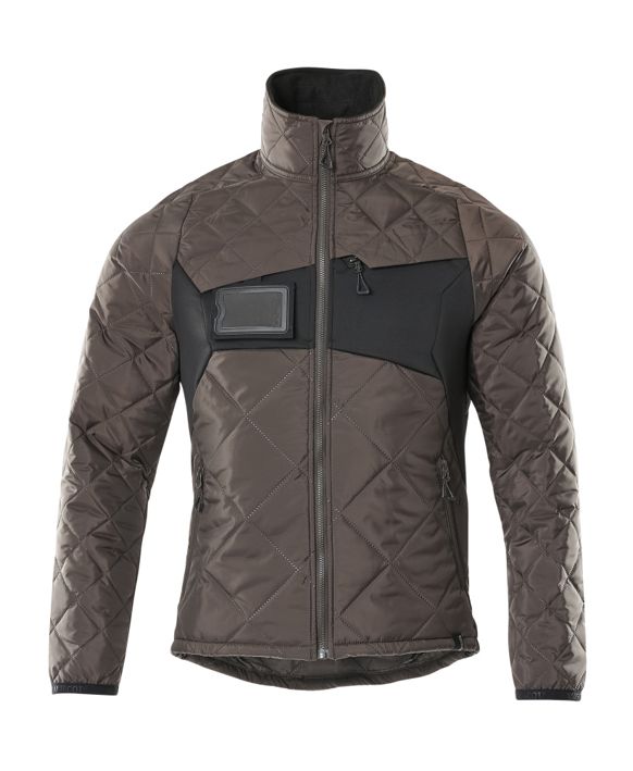 Thermojacke ACCELERATE dunkelanthrazit/schwarz