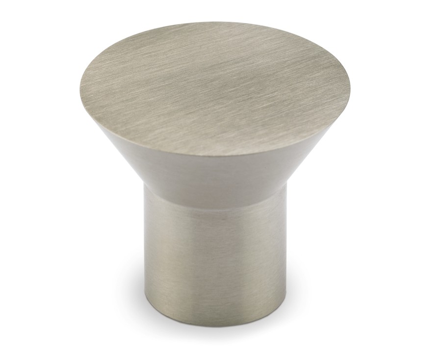 Knopf Danum, H 18 mm, ø 20 mm, Edelstahl gebürstet