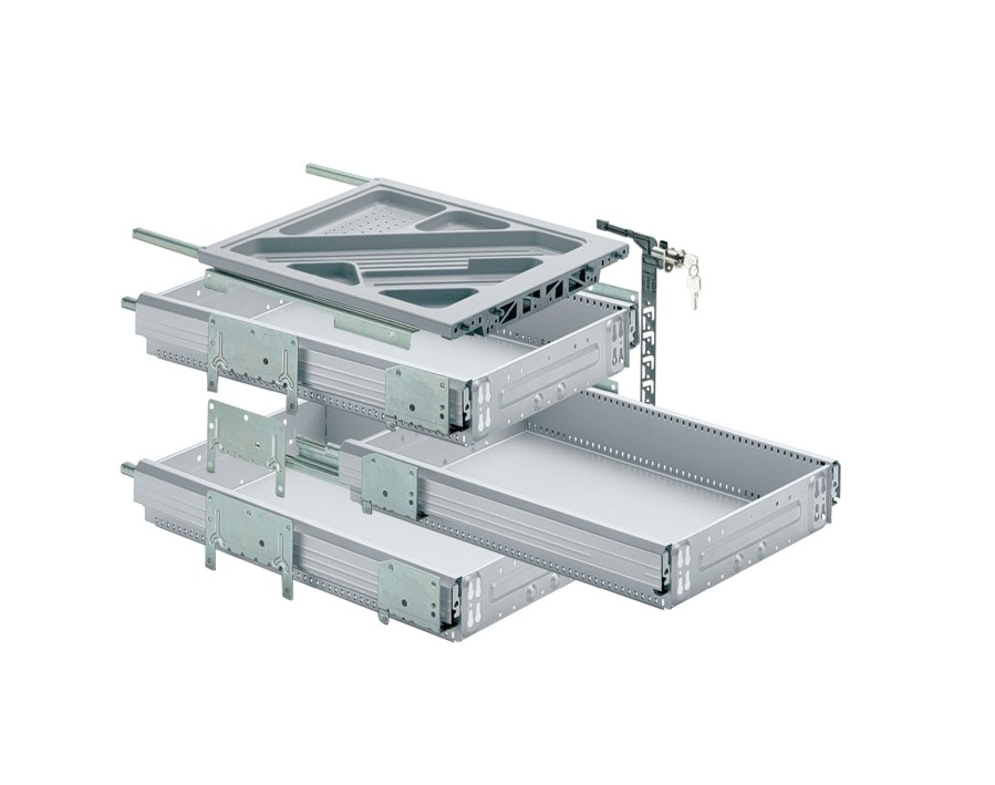 Container-Set mit Vollauszügen