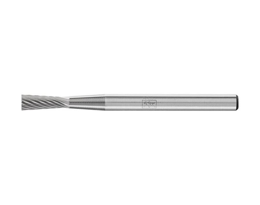 Hartmetall-Kleinfrässtift (Rotorfräser) DIN 8033 – Schaft-Ø 3 mm, Winkelform WKN, Zahnung 5
