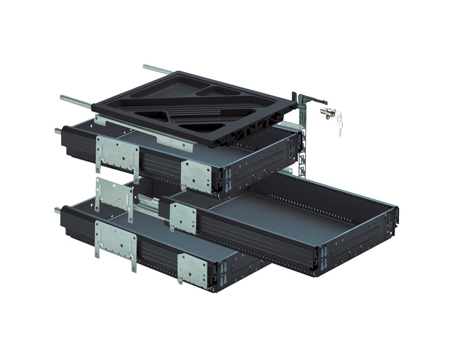Container-Set mit Vollauszügen