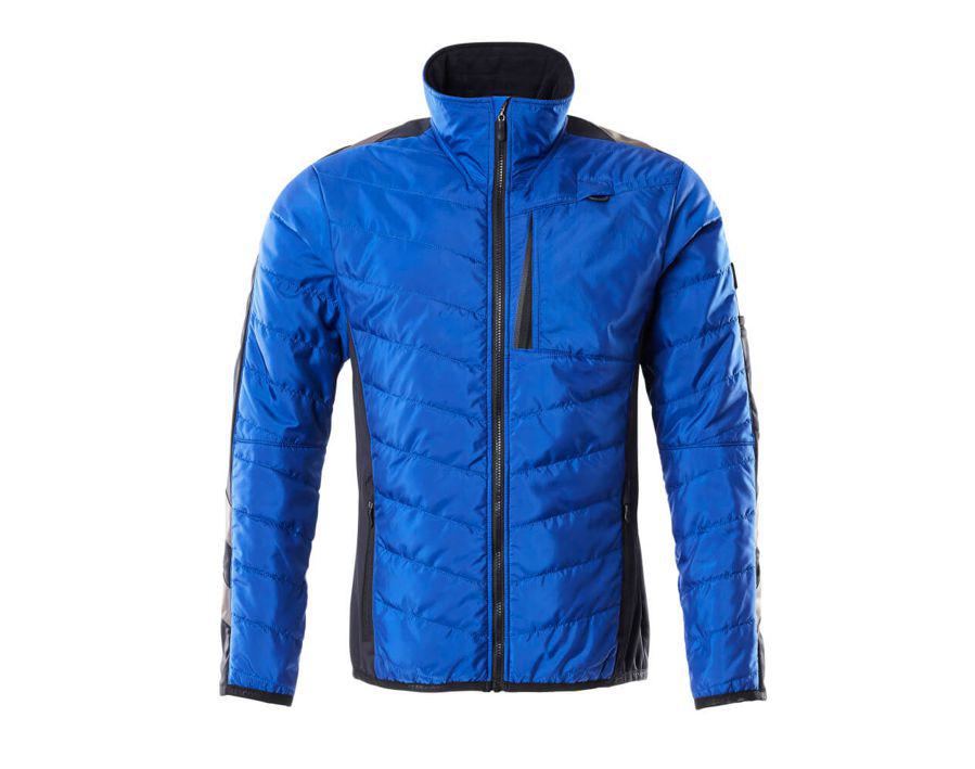 Thermojacke UNIQUE kornblau/schwarzblau