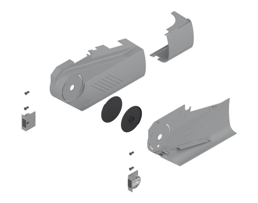 Abdeckkappen-Set für SERVO-DRIVE AVENTOS HS  