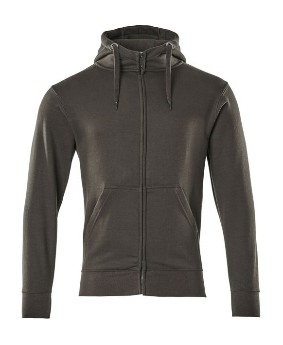 Kapuzensweatshirt mit Reißverschluss CROSSOVER dunkelanthrazit