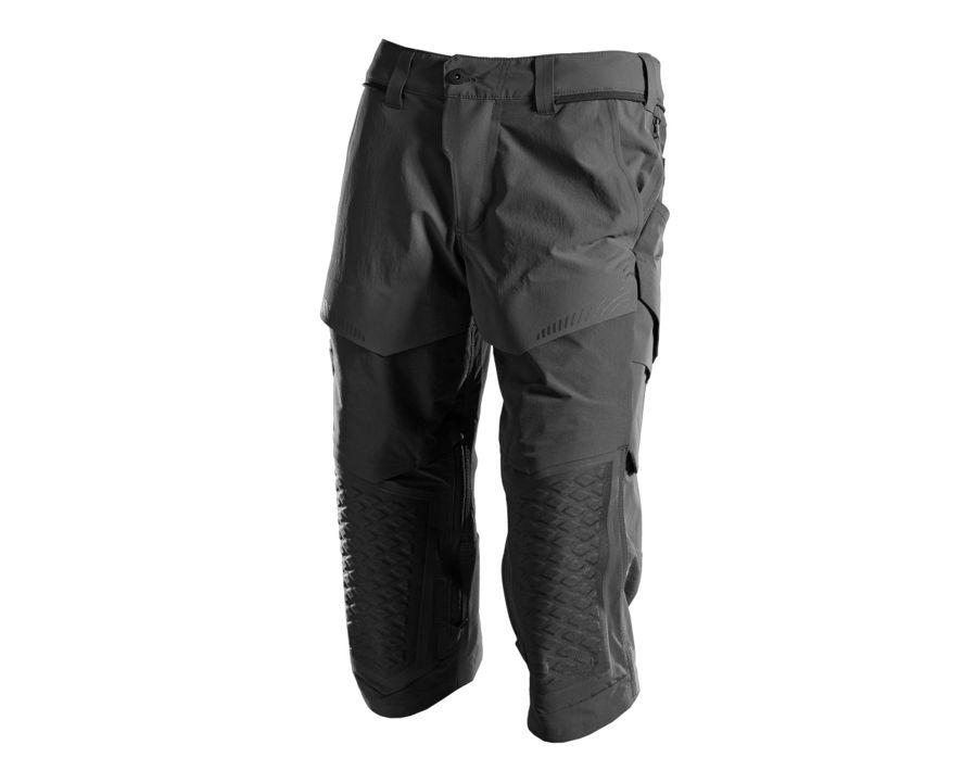 Dreiviertel-Hose mit Knietaschen CUSTOMIZED schwarz