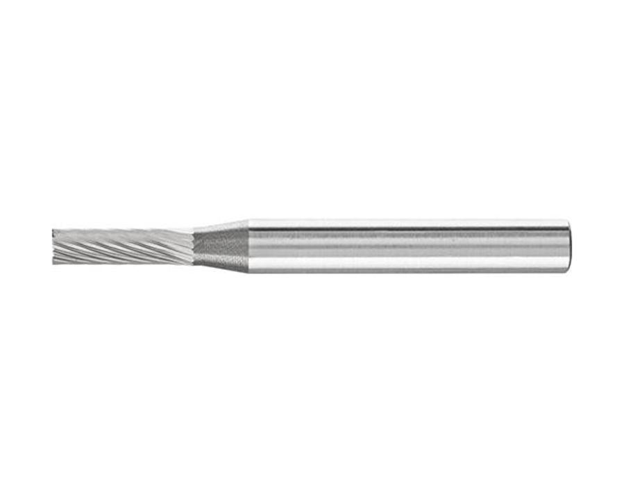 Hartmetallfrässtift (Rotorfräser) DIN 8033 – Schaft-Ø 6 mm, Zylinderform ZYA-S, mit Stirnverzahnung, Zahnung 5