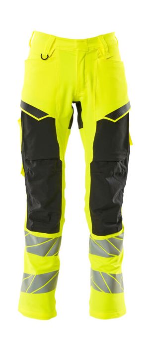 Hose mit Knietaschen ACCELERATE SAFE hi-vis gelb/schwarz