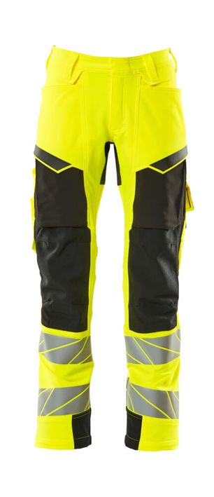 Hose mit Knietaschen ACCELERATE SAFE hi-vis gelb/schwarz