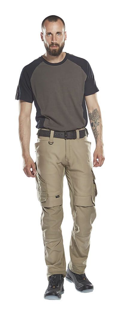 T-Shirt UNIQUE dunkelanthrazit/schwarz