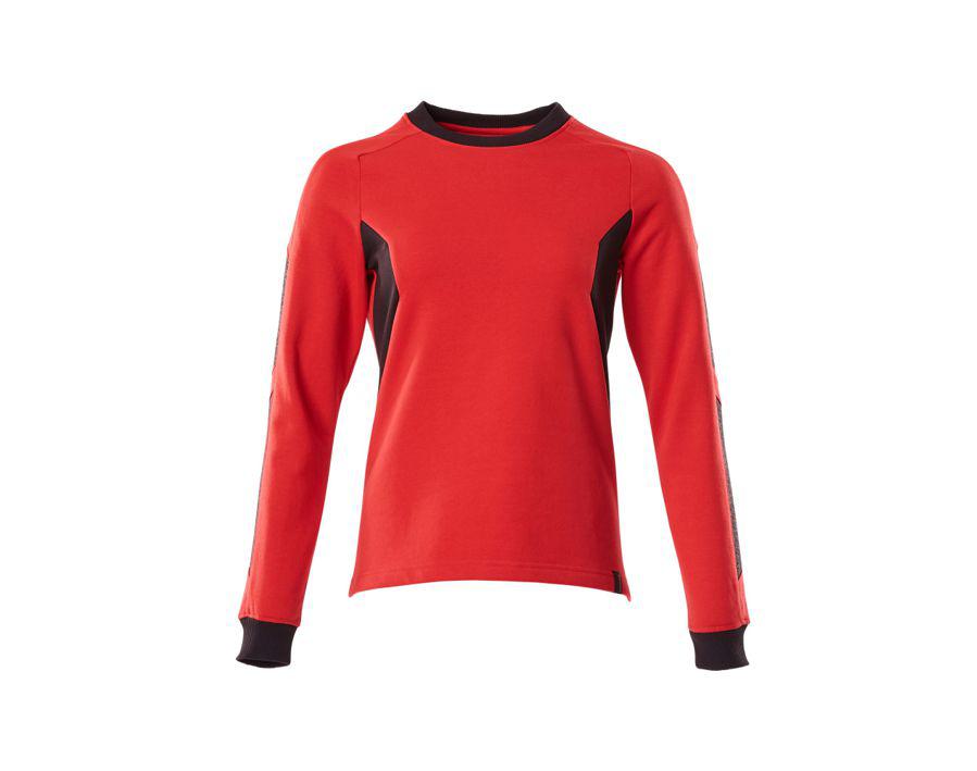 Sweatshirt ACCELERATE verkehrsrot/schwarz