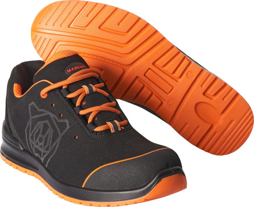 Sicherheitshalbschuh FOOTWEAR CLASSIC Schwarz/Hellorange