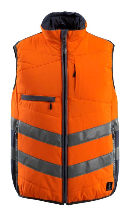 Winterweste SAFE SUPREME hi-vis orange/schwarzblau