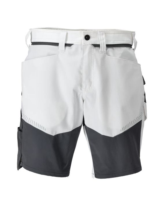 Shorts CUSTOMIZED weiss/Anthrazitgrau