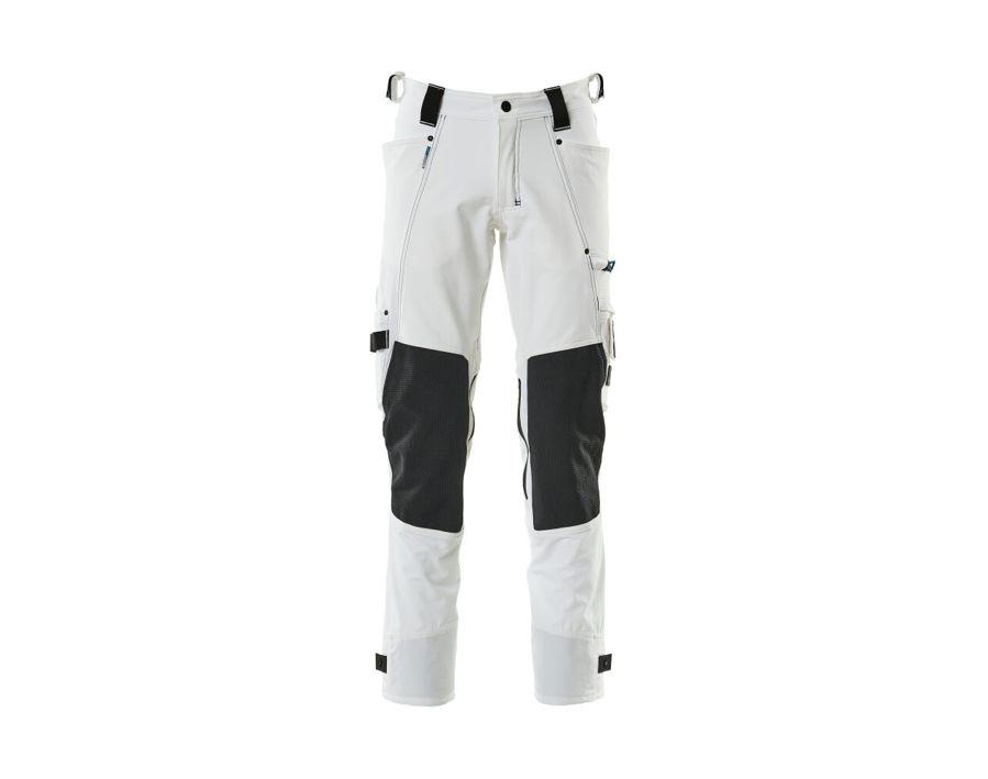 Hose mit Knietaschen ADVANCED weiss