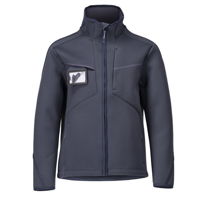 Soft Shell Jacke CUSTOMIZED schwarzblau