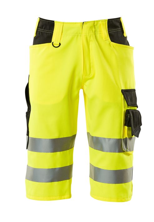 Shorts, lang SAFE SUPREME hi-vis gelb/schwarz