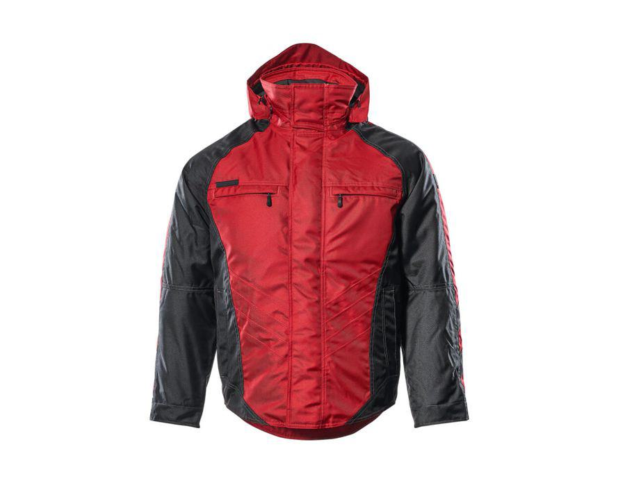 Winterjacke UNIQUE rot/schwarz