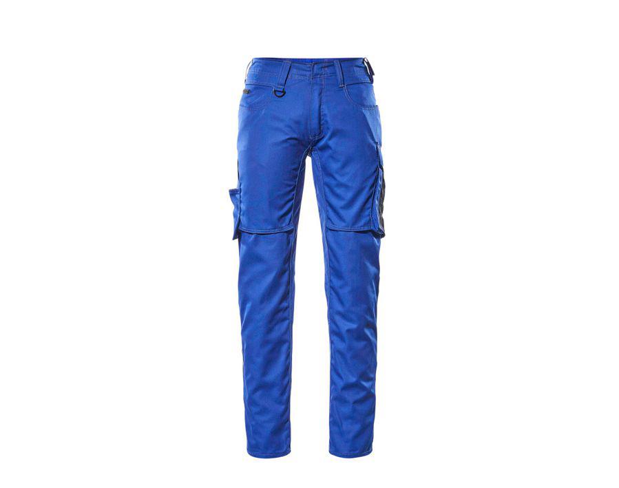 Hose mit Schenkeltaschen UNIQUE kornblau/schwarzblau