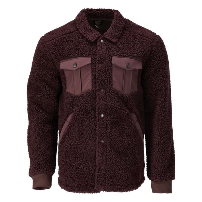 Faserpelz Hemd CUSTOMIZED bordeaux