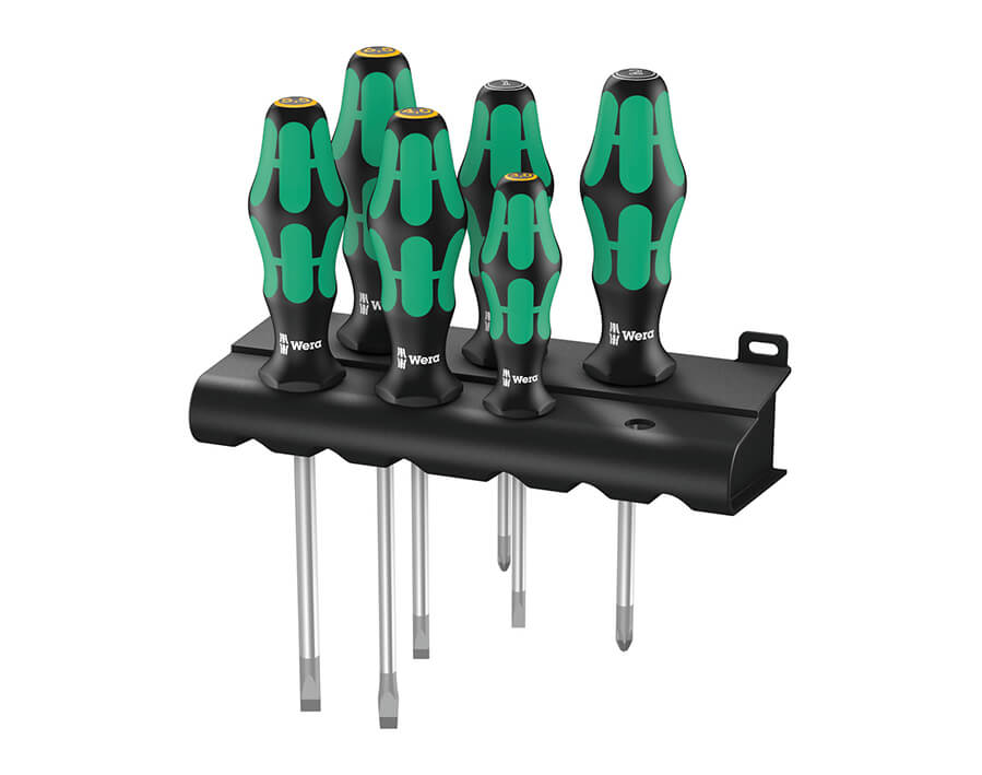 Schraubendreher-Satz Kraftform Plus Lasertip + Rack 334/355/6