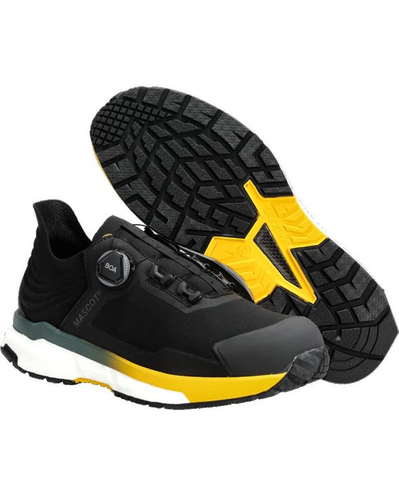 Sicherheitshalbschuh FOOTWEAR CUSTOMIZED Schwarz/sonnengelb