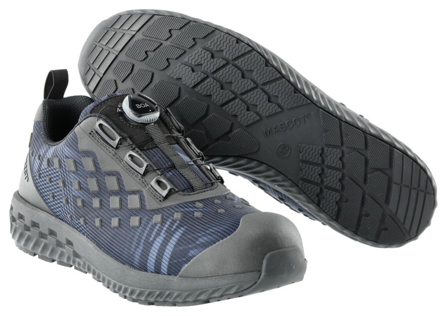 Sicherheitshalbschuh FOOTWEAR CUSTOMIZED steinblau/schwartz