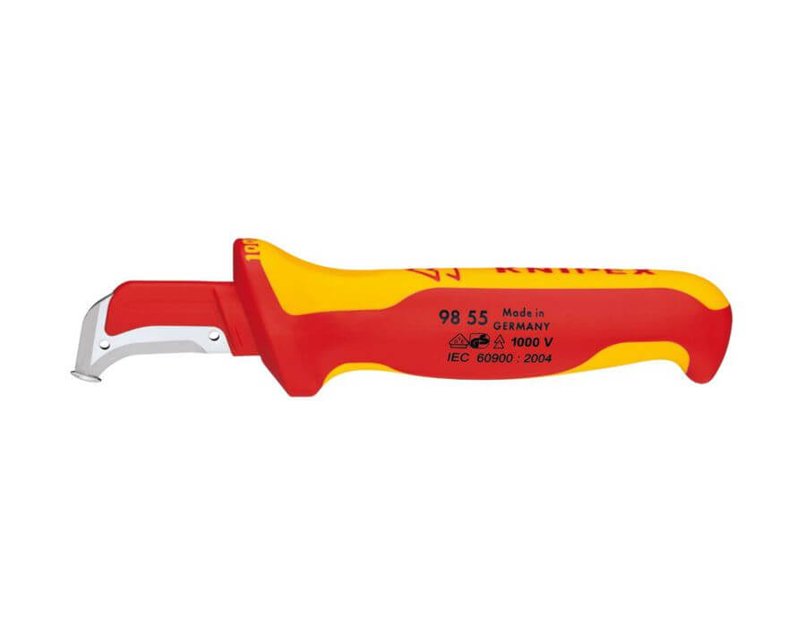 VDE-Kabelmesser mit sichelförmiger Klinge