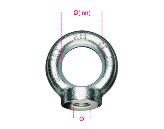 Ringmutter DIN 582 