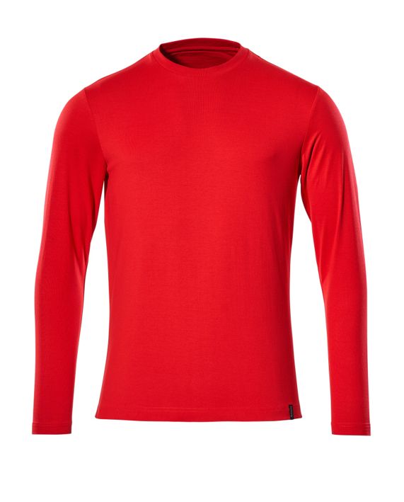 T-Shirt, Langarm CROSSOVER verkehrsrot
