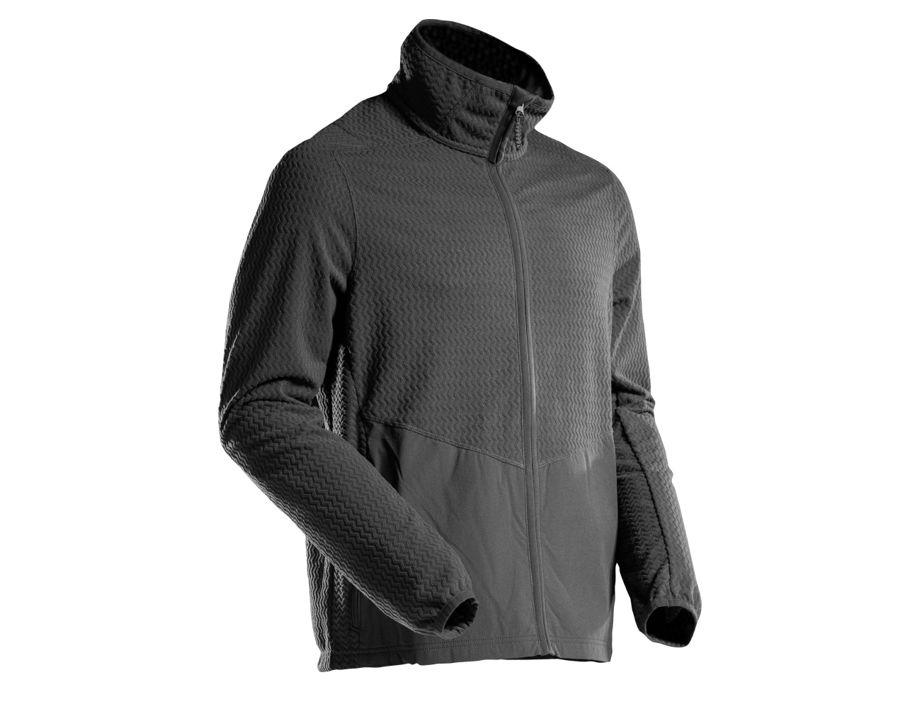 Microfleece Pullover mit Reißverschluss CUSTOMIZED schwarz