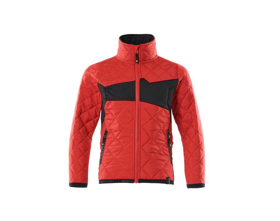 Thermojacke für Kinder ACCELERATE verkehrsrot/schwarz